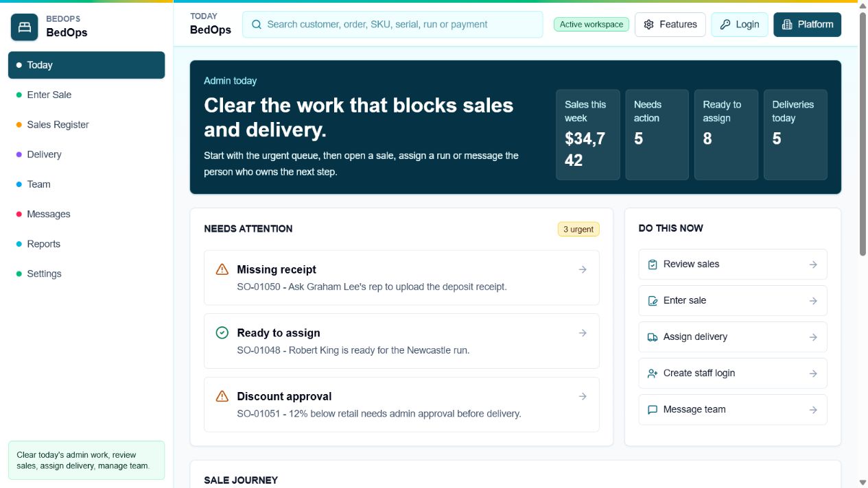BedOps screenshot